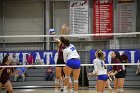 VB vs RIC  Wheaton Women's Volleyball vs Rhode Island College. - Photo by Keith Nordstrom : Wheaton, Volleyball, VB